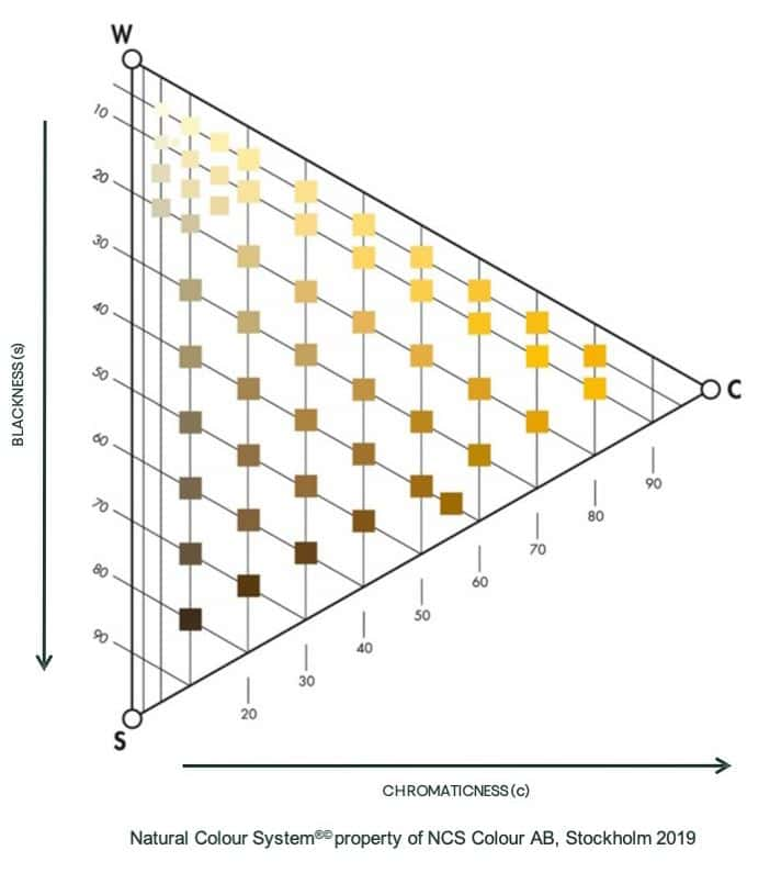 Triangle couleur ncs